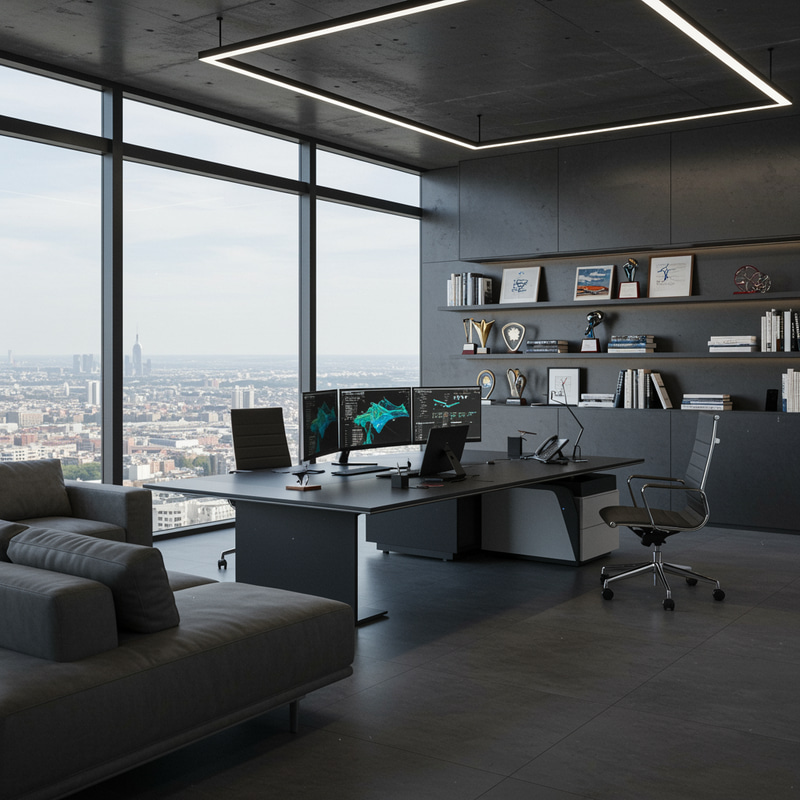 Stunning CEO Office: Modern & Tech-Savvy Design Stunning CEO Office: Modern & Tech-Savvy Design
