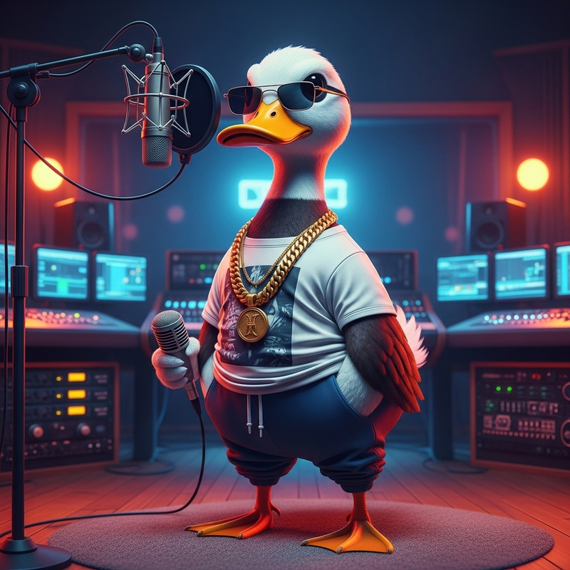 Funny Rapping Duck - Quiero un Pato Rapero Funny Rapping Duck - Quiero un Pato Rapero