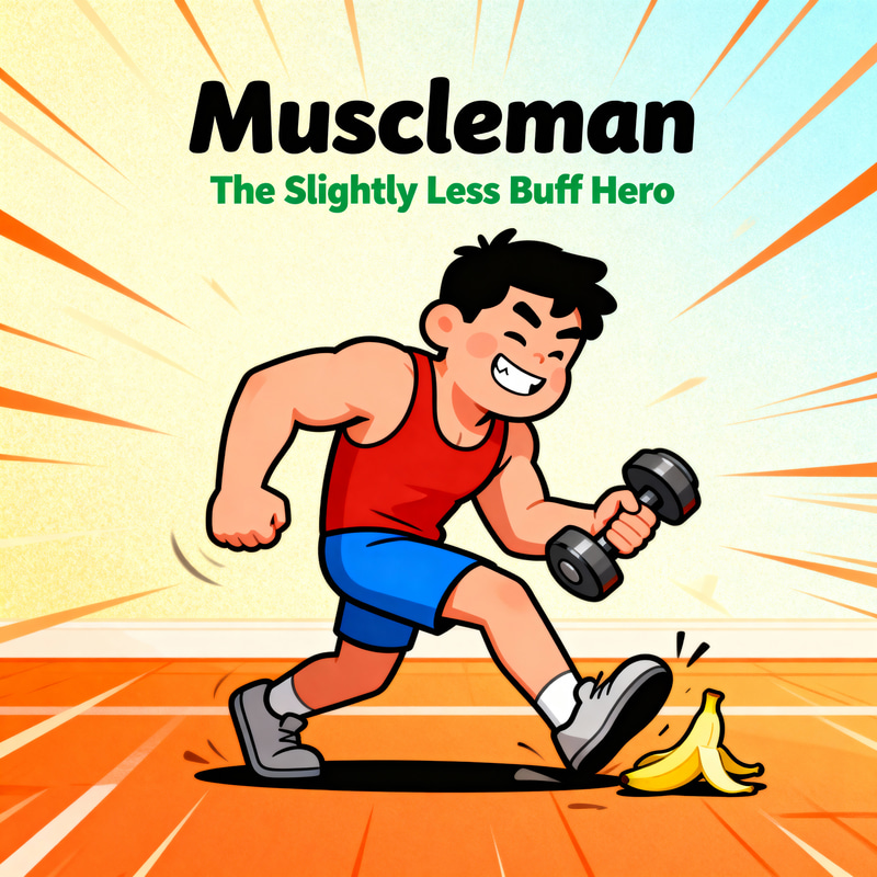 Slimmer Muscleman Character for Animated Videos Slimmer Muscleman Character for Animated Videos