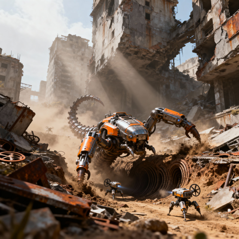 Burrowers: Mechanical Creatures in a Lost City