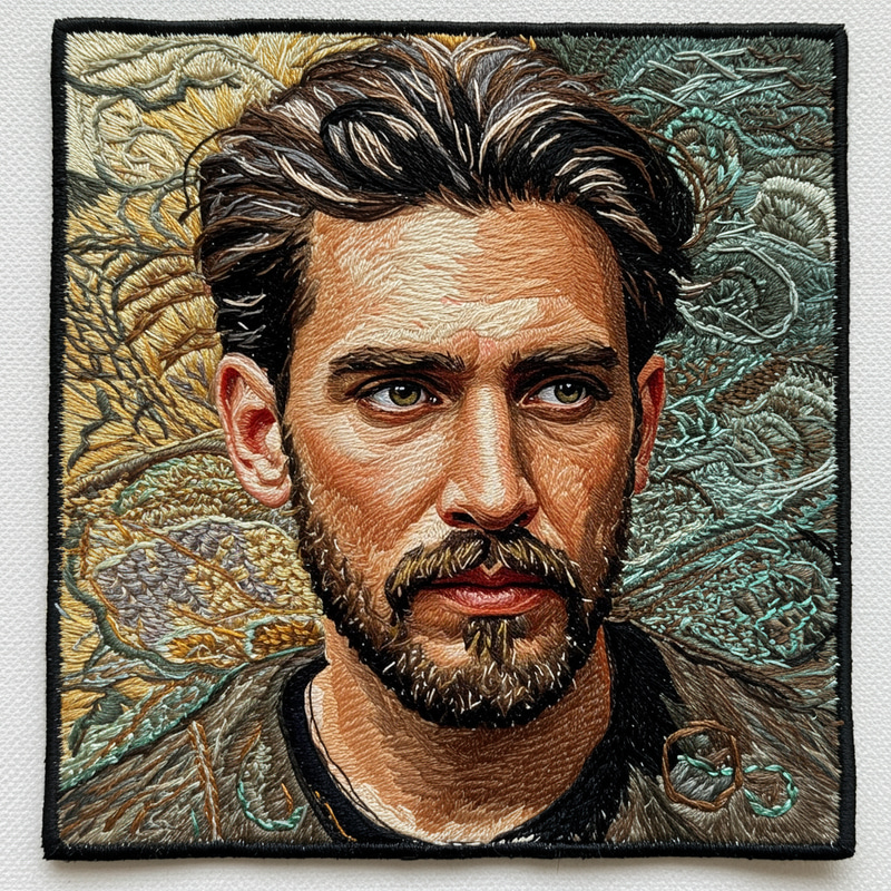 Transform Image into Embroidered Patch