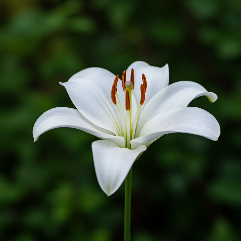Elegant White Lily: A Timeless Beauty Elegant White Lily: A Timeless Beauty