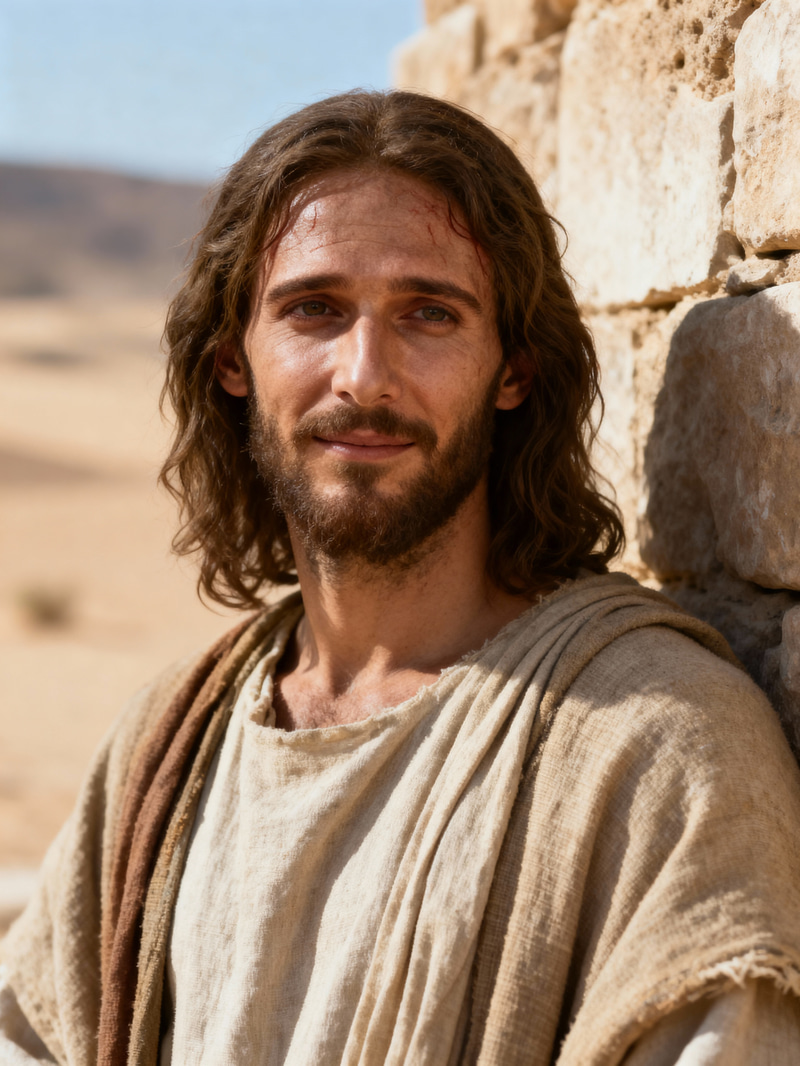 Authentic Image of Jesus with Realistic Details