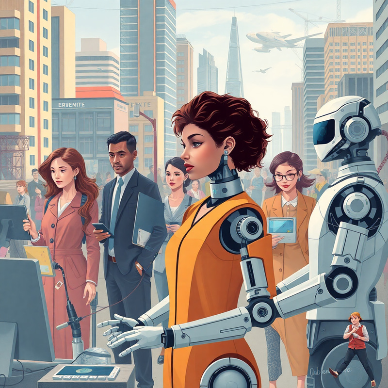 Futuristic AI Collaboration in Work Environments Futuristic AI Collaboration in Work Environments