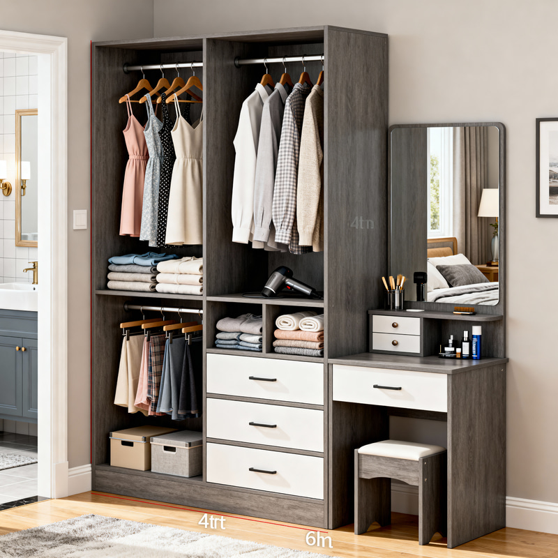 Stylish Wardrobe Designs for Small Spaces