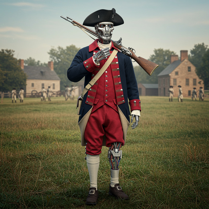 Revolutionary War Robot Costume Revolutionary War Robot Costume