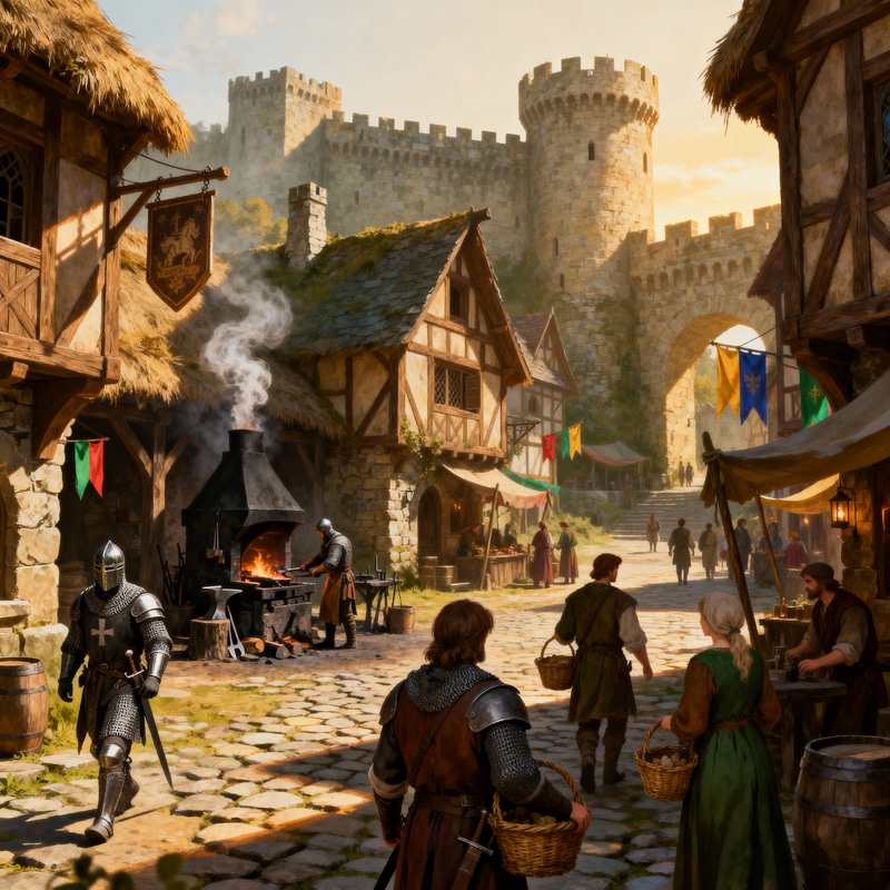 Explore the Enchanting DnD Town Explore the Enchanting DnD Town