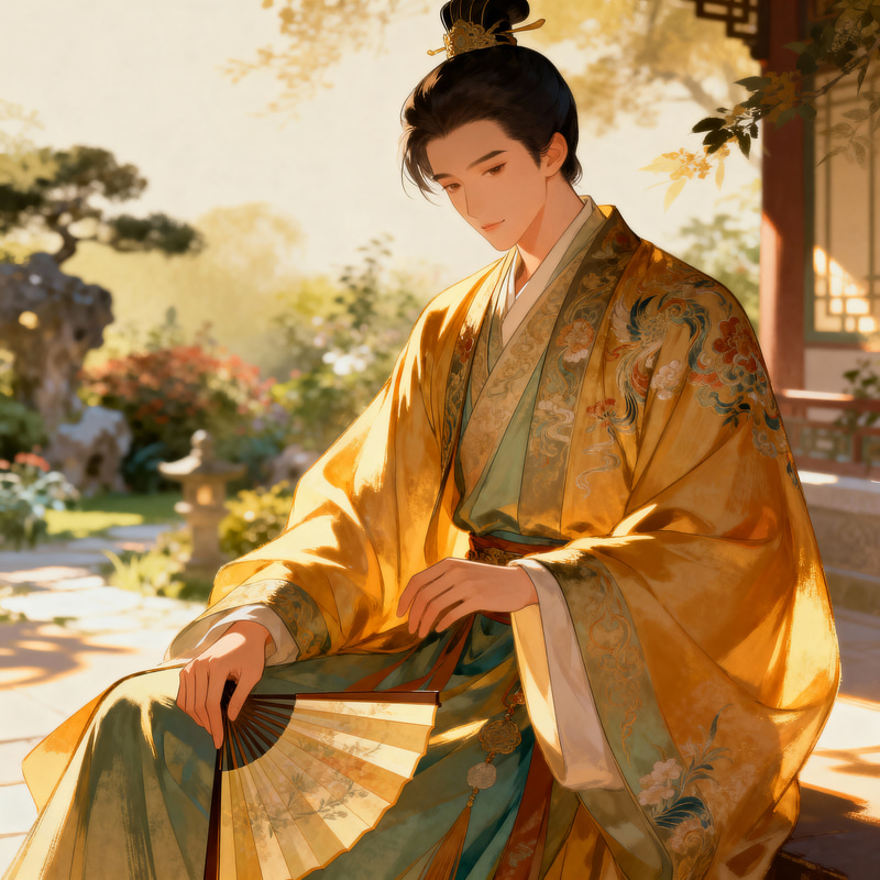Anime-Inspired Tang Dynasty Portrait Anime-Inspired Tang Dynasty Portrait