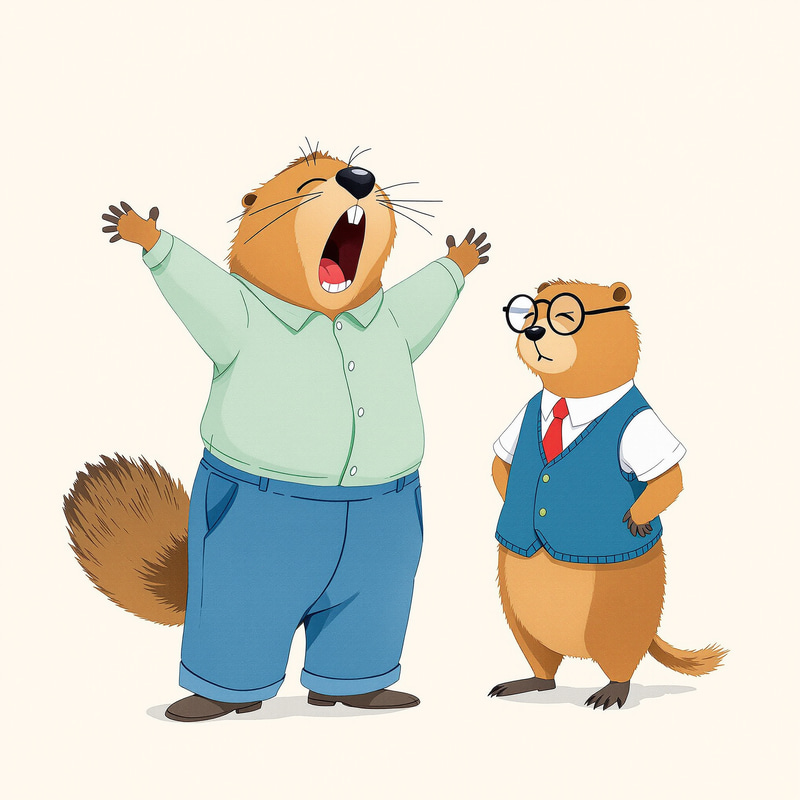 Lou the Sleepy Beaver: A Children's Illustration Lou the Sleepy Beaver: A Children's Illustration