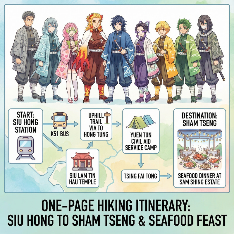 Anime Hiking Itinerary: Epic Swordsmen Adventure Anime Hiking Itinerary: Epic Swordsmen Adventure