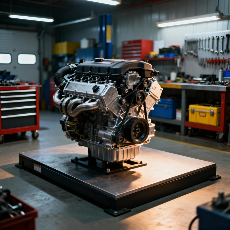 High-Quality Car Engine Showcase