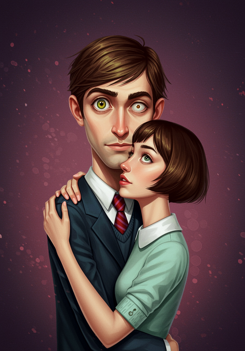 Passionate Neighbors in Love: A Detailed Photo