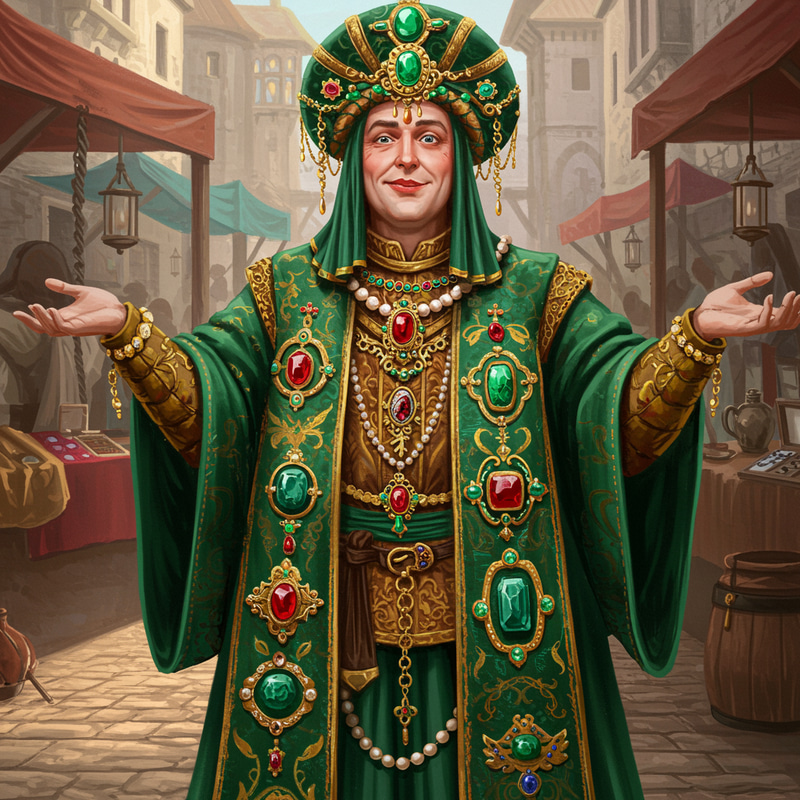 Medieval Jewelers' Murga Costume Design Medieval Jewelers' Murga Costume Design