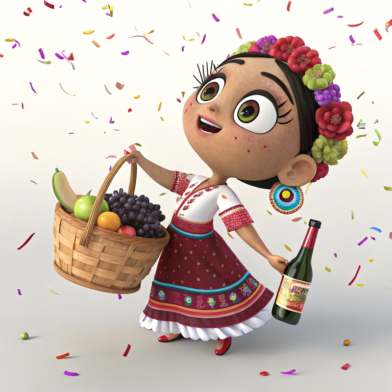 Vibrant 3D Animation of a Chaskañawi Woman Vibrant 3D Animation of a Chaskañawi Woman