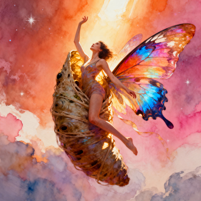 Surreal Book Cover Design: Transformation & Liberation