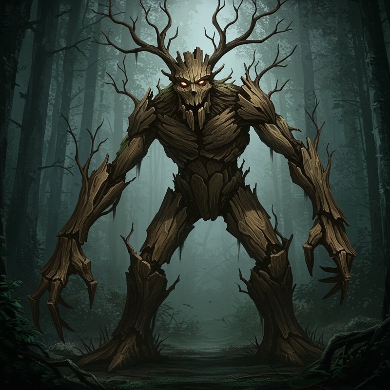 Wood Monster: Nature's Mystical Creature Wood Monster: Nature's Mystical Creature