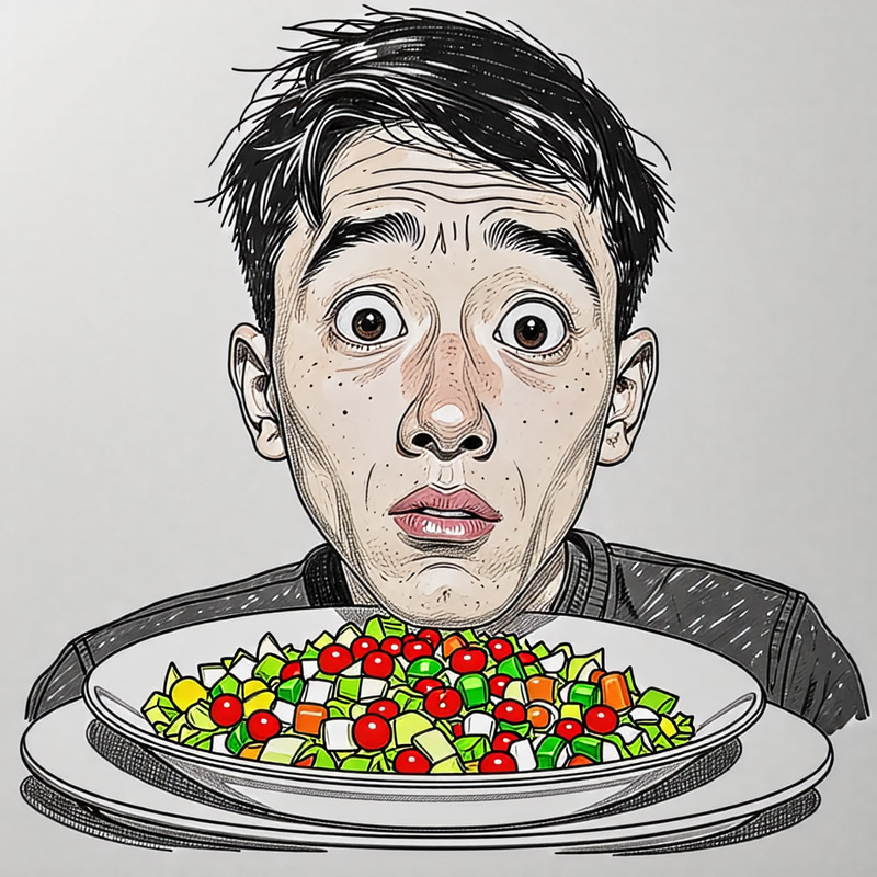 Chinese Student's First Encounter with Russian Salad Chinese Student's First Encounter with Russian Salad