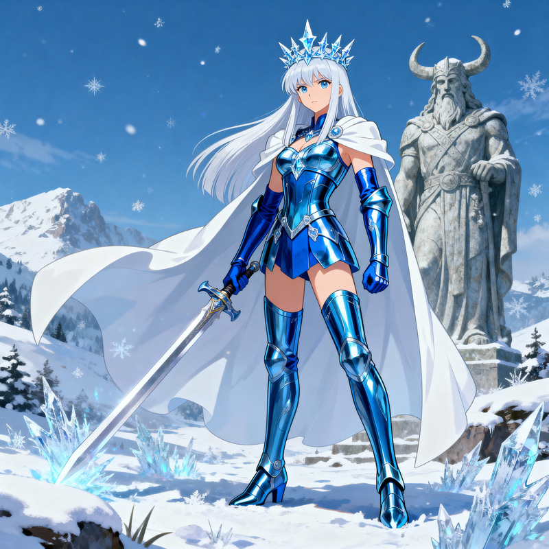 Hilda de Polaris: Winter Warrior in Saint Seiya Hilda de Polaris: Winter Warrior in Saint Seiya