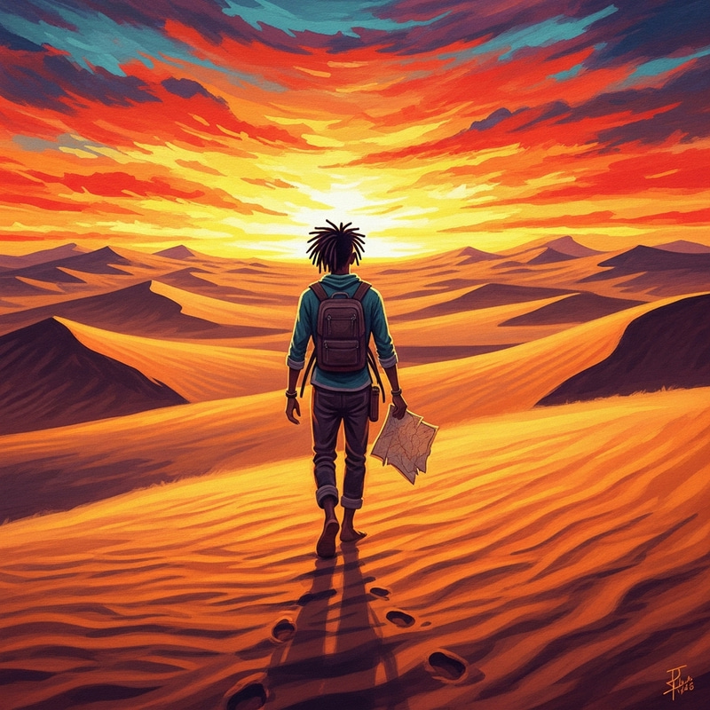 Epic Desert Adventure: A Vibrant Journey