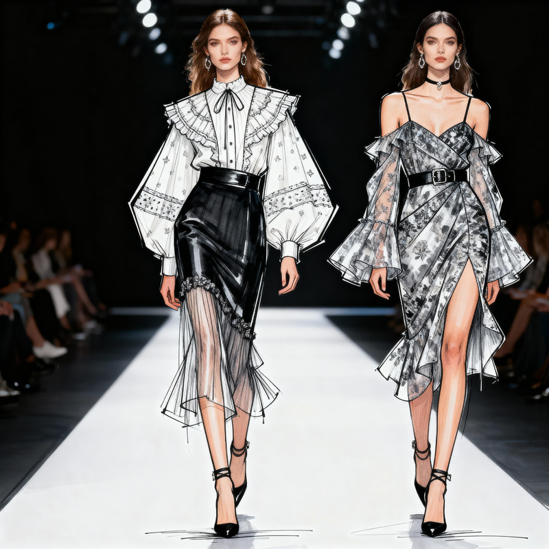 Fashion Design Illustrations: Haute Couture & Ready-to-Wear