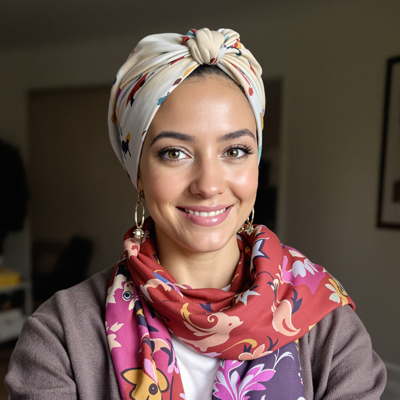 Professional Headshot with Headscarf for Profiles Professional Headshot with Headscarf for Profiles