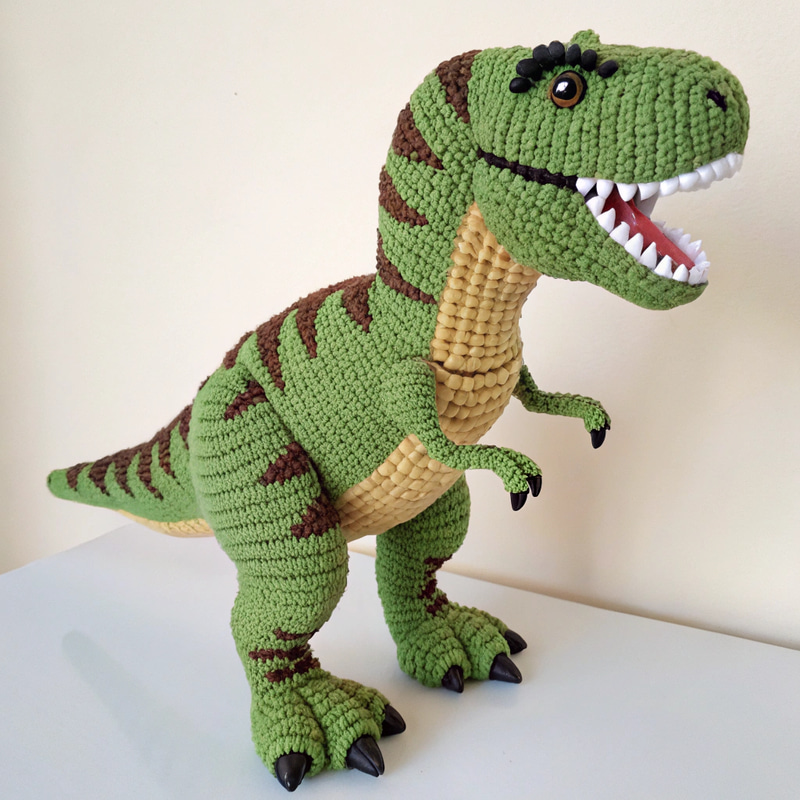 Crocheted T-Rex: A Fun DIY Project Crocheted T-Rex: A Fun DIY Project