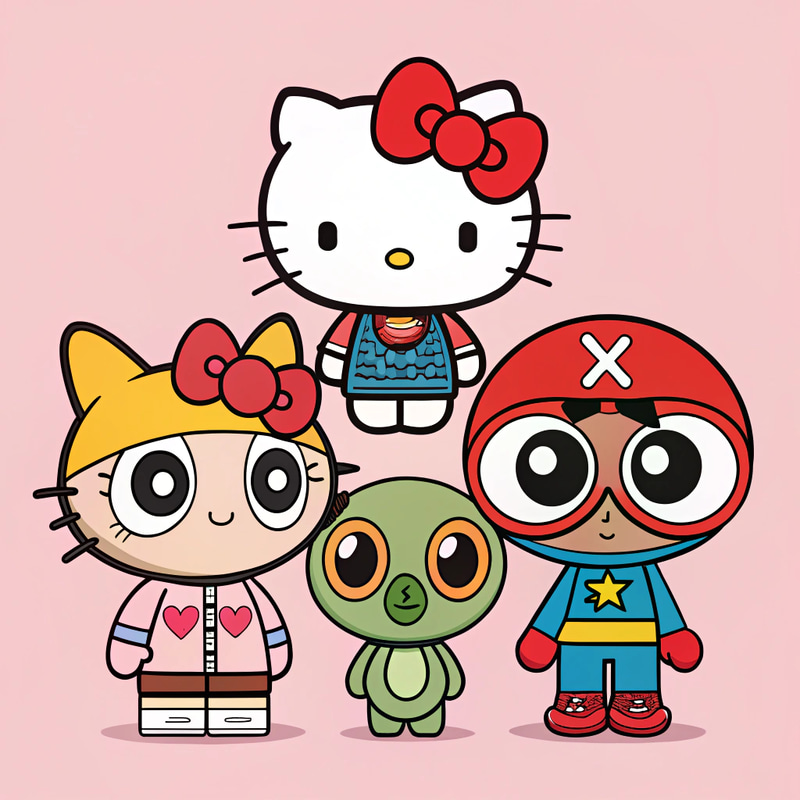 Hello Kitty x Gorillaz x Powerpuff Girls NFT Collection Hello Kitty x Gorillaz x Powerpuff Girls NFT Collection