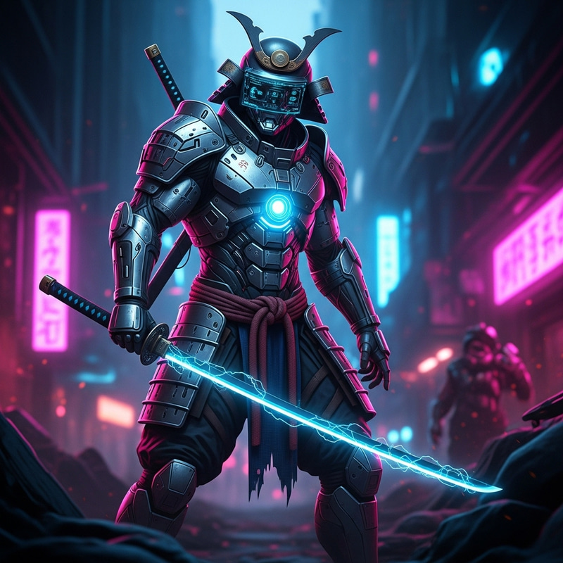 Futuristic Samurai: A Modern Warrior Aesthetic