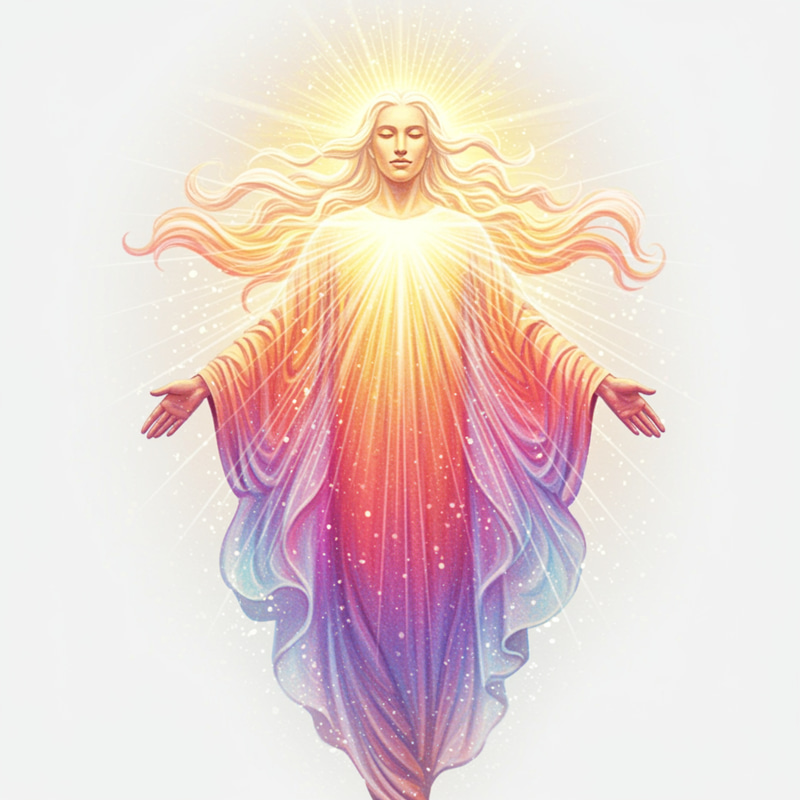 Animated God Form in Transparent PNG Format