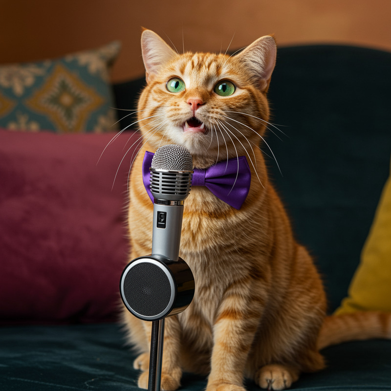 Singing Cat: A Feline Star Singing Cat: A Feline Star