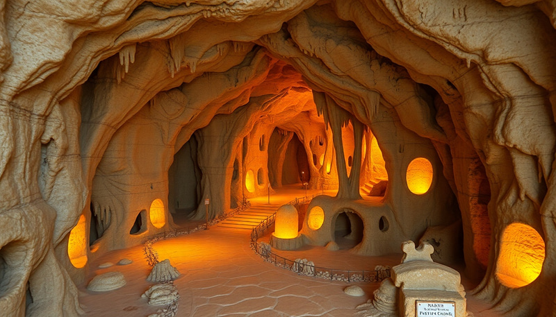 Explore Stunning Cave Pathways and Illuminations Explore Stunning Cave Pathways and Illuminations