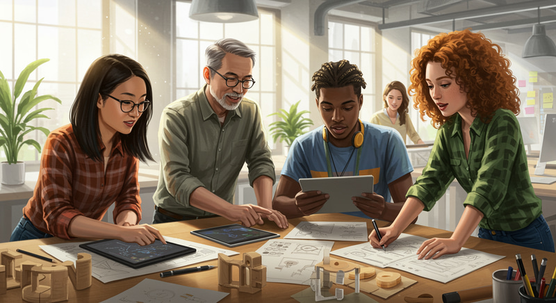 Collaborative Teamwork Concept Art Collaborative Teamwork Concept Art