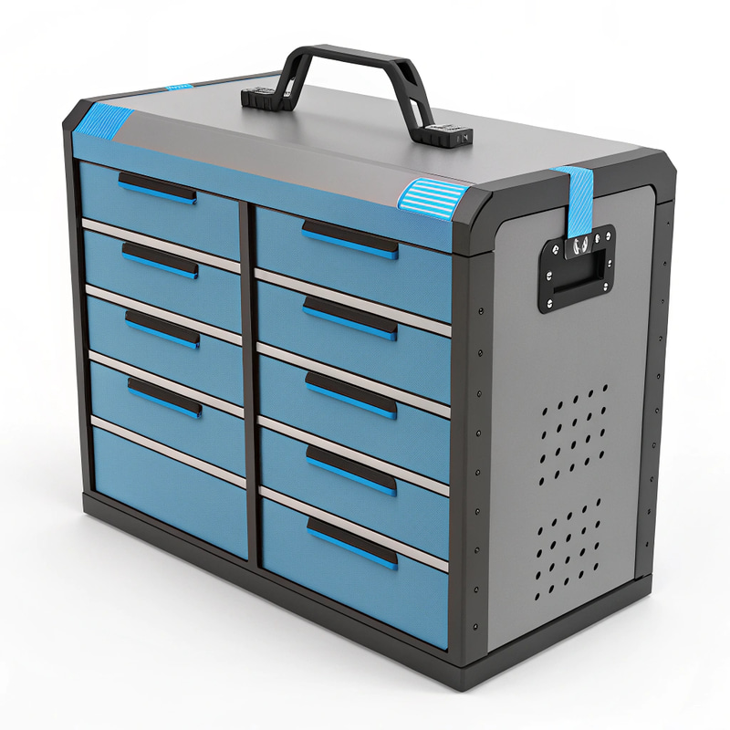 Electric Tool Color Box - Navy & Black Electric Tool Color Box - Navy & Black