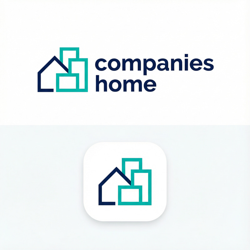 Companies Home: Modern Minimalist Logo Design