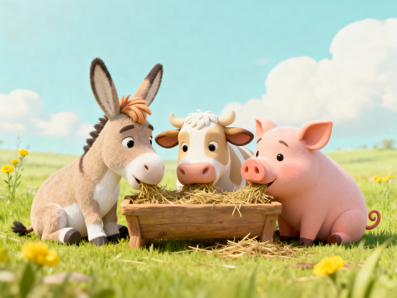 Pixar-Style Pastel Animals for Storytelling Pixar-Style Pastel Animals for Storytelling