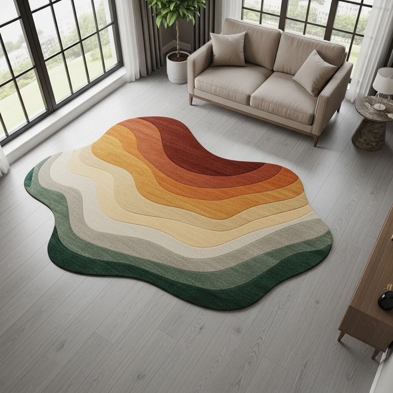 Trendy Hand-Tufted Irregular Rugs for Your Home