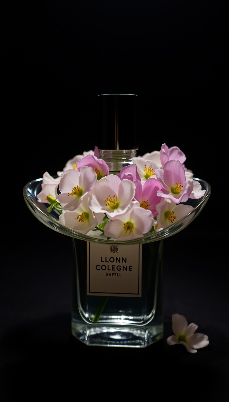 Flower-Shaped Cologne Bottle - Unique Floral Design Flower-Shaped Cologne Bottle - Unique Floral Design