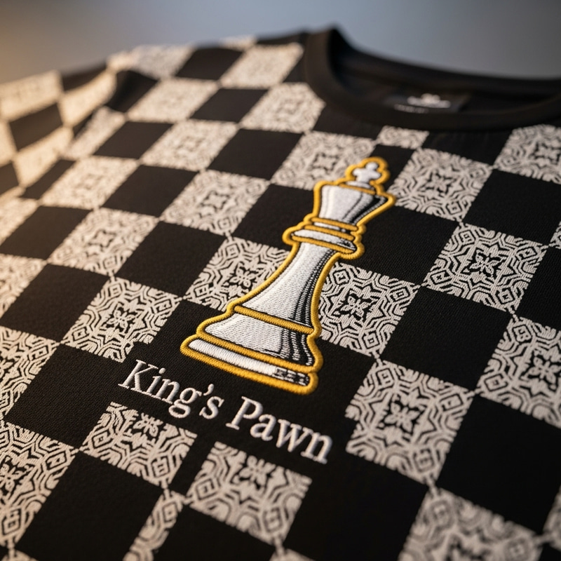 King's Pawn Chess T-Shirt Design