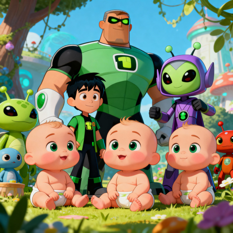 Ben 10 Cute Alien Babies – Fun & Adorable Moments