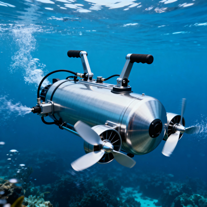Underwater Scooter with Dual Propellers Underwater Scooter with Dual Propellers