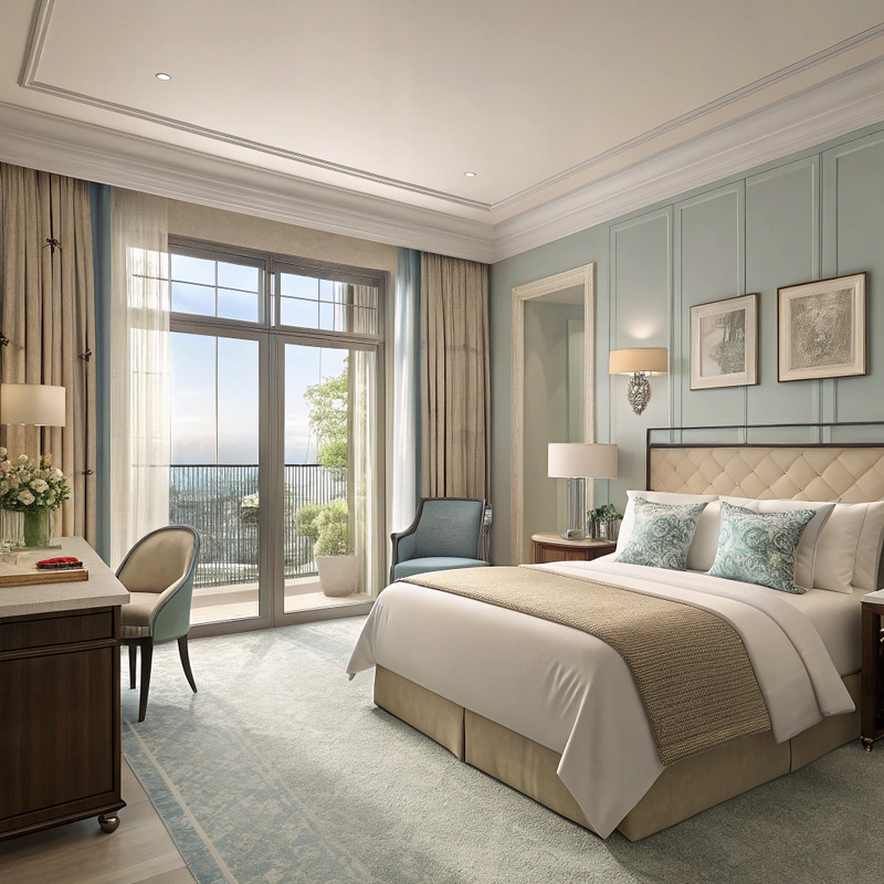 Elegant Hotel Room Design Ideas