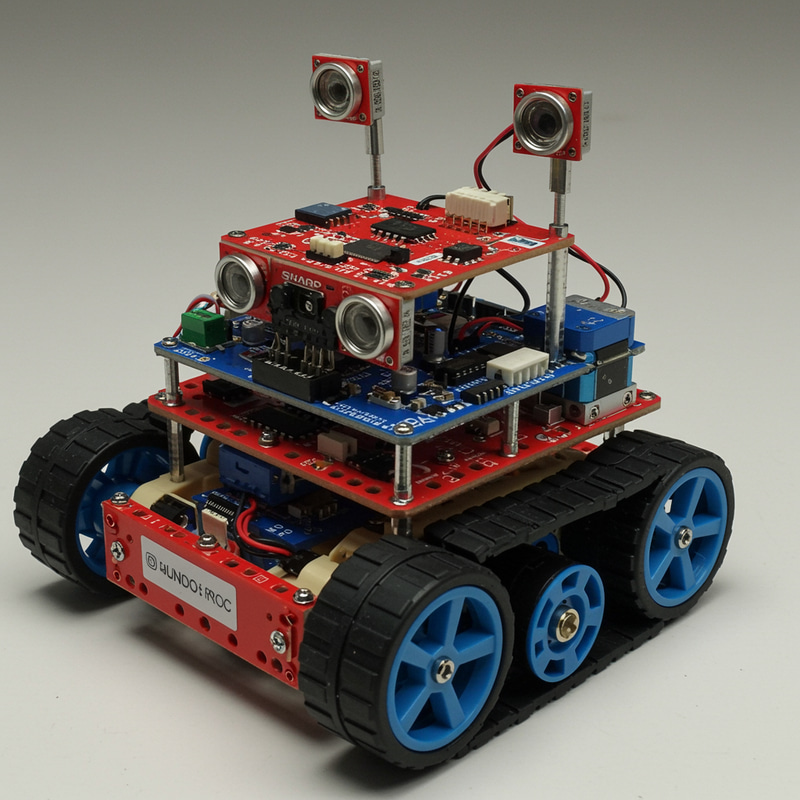 Mini Sumo Robot with Sharp Sensors and Pololu Motors Mini Sumo Robot with Sharp Sensors and Pololu Motors