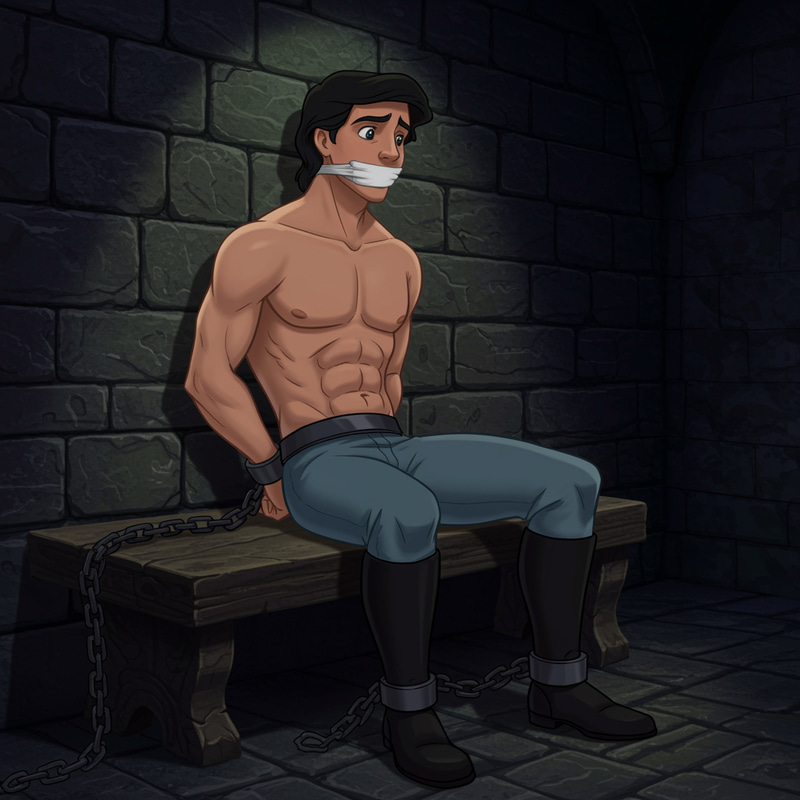Arrested Prince Eric: Disney Character Scene Arrested Prince Eric: Disney Character Scene