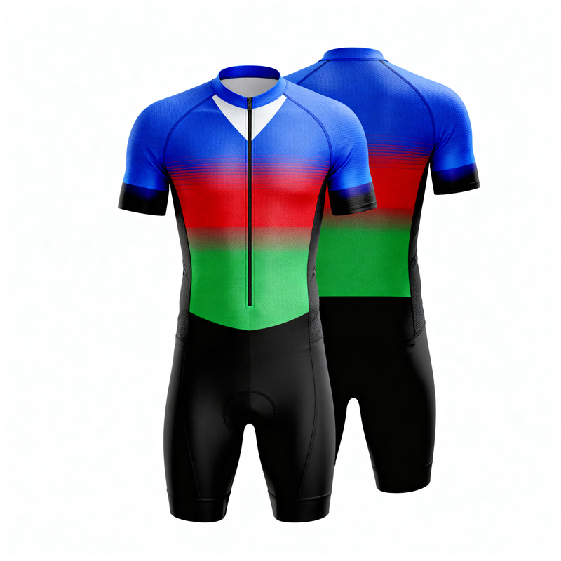 Triathlon Suit Mockup - Front & Back Design