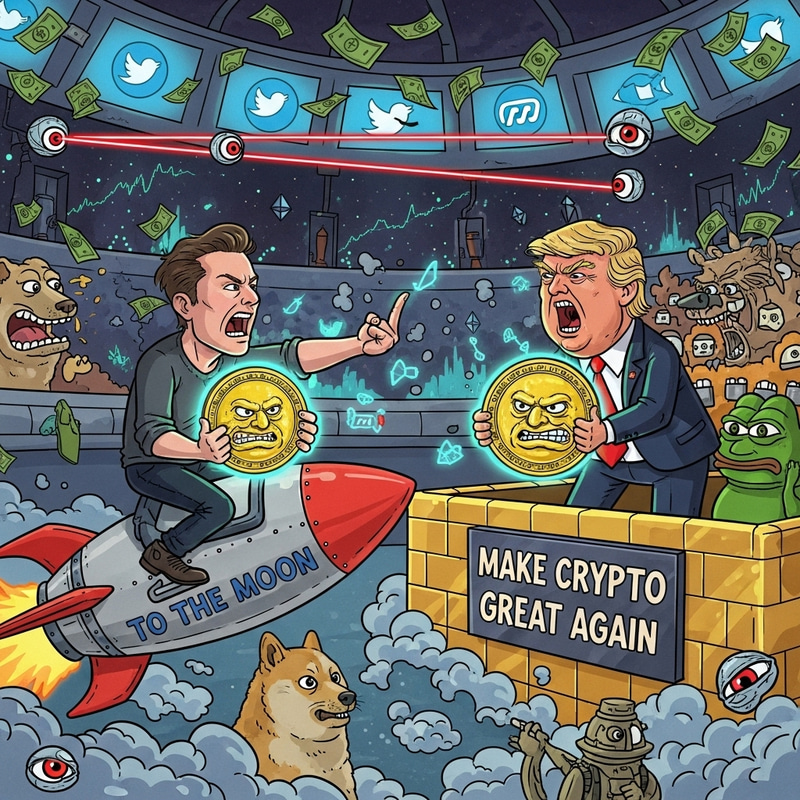 Elon Musk vs. Donald Trump: Crypto Showdown
