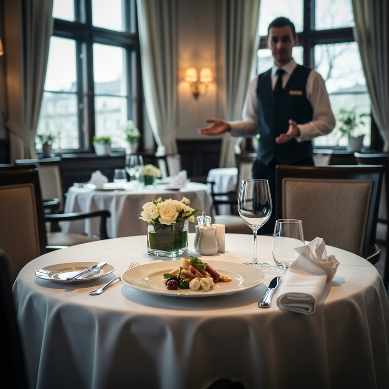 Haunting Elegance: A Snapshot of Dining Disappointment Haunting Elegance: A Snapshot of Dining Disappointment