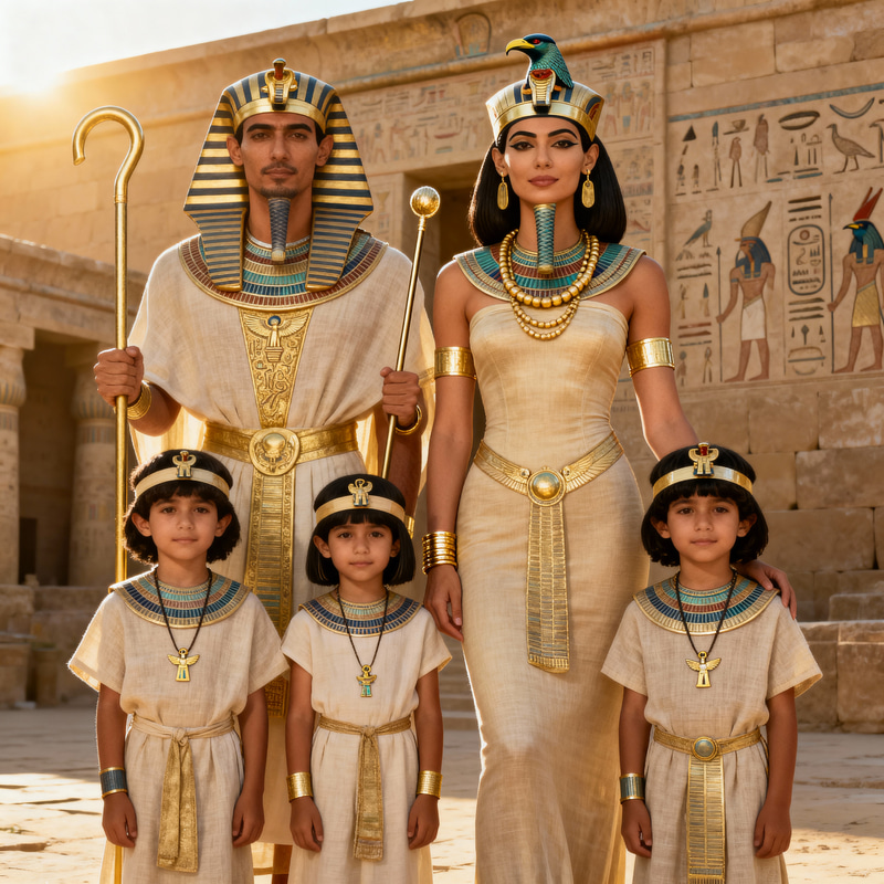 Transform Your Family into Pharaohs Transform Your Family into Pharaohs