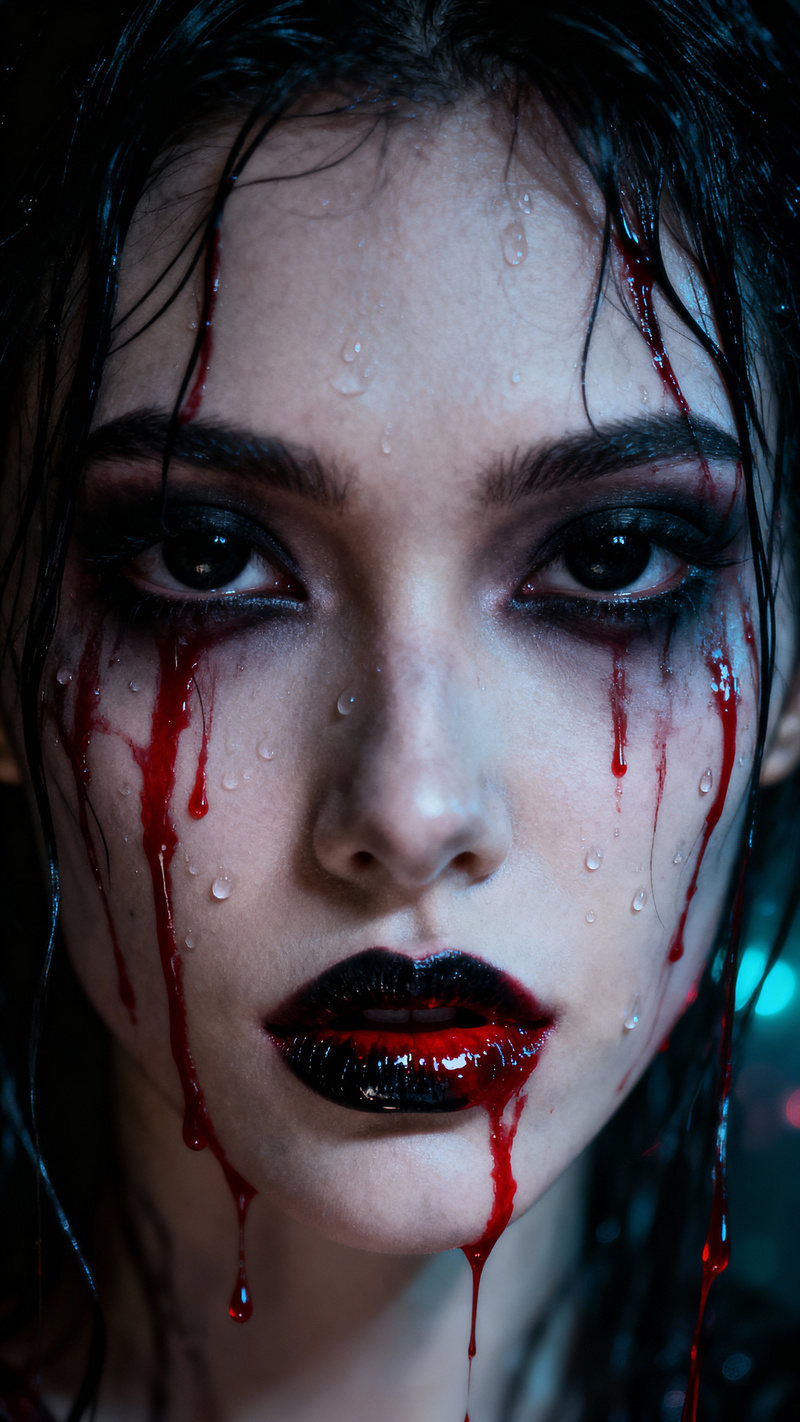 Surreal Haunting Portrait of a Dark Beauty