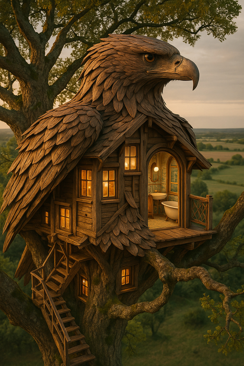 Eagle-Shaped Tree House: A Stunning Architectural Marvel Eagle-Shaped Tree House: A Stunning Architectural Marvel