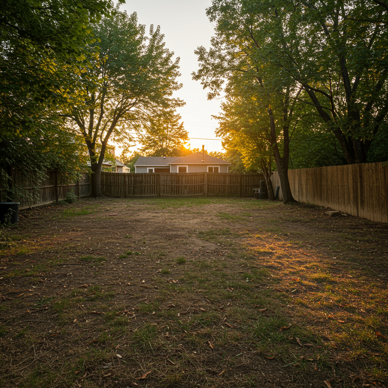 Vacant Backyard Perfect for Tiny Houses Vacant Backyard Perfect for Tiny Houses